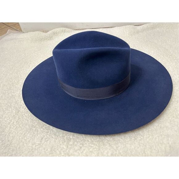 KEMO SABE St Clair beaver cowboy hat denim color size 7 - Picture 4 of 7